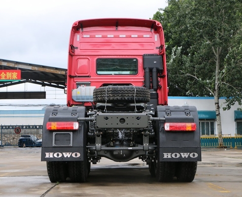Roter Primärantrieb-LKW 10 Wheeler Tractor Truck Sinotruk Howo 6x4 halb