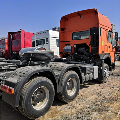 Orange Anhänger-Haupt-LKW ZZ4257V3241V Howo Sinotruk 371