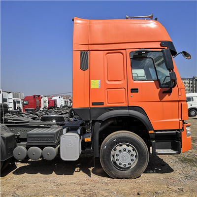 Orange Anhänger-Haupt-LKW ZZ4257V3241V Howo Sinotruk 371