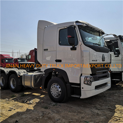 Weißer Primärantrieb-LKW Howo 6x4 Sinotruk A7 6x4 Traktor-LKW
