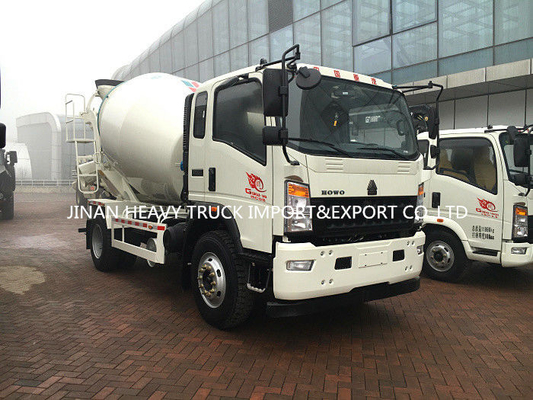 Mini Sinotruk 4 5 6m3 Feuergebührenhandels-LKWs Asphalt Concrete Mixing Truck