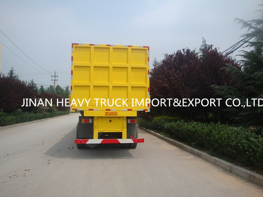 3 Achsen 40 Anhänger der Kubikmeter-harten Beanspruchung halb entleeren Tipper Trailers