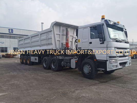 Drei Sand-Transport Axle Fronts 50 Ton Sinotruk Dump Truck For