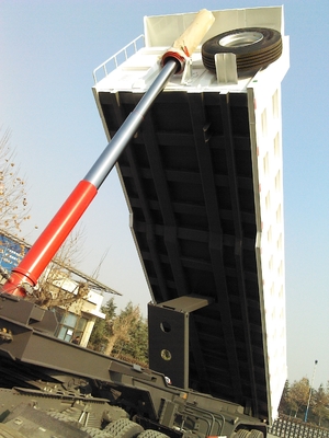 Sinotruk drei Axle Front Anhänger 50 Tonne harter Beanspruchung halb für Sand-Transport
