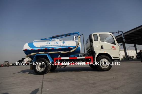 Transporter 4cbm HOWO 4X2 1000 Gallonen Abwasser-Saugreinigungs-