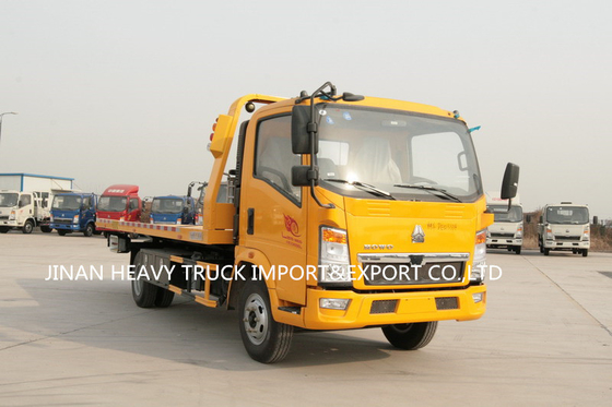 SINOTRUK Flachbett-LHD Tow Truck Wrecker 8 Tonnen 90km/H
