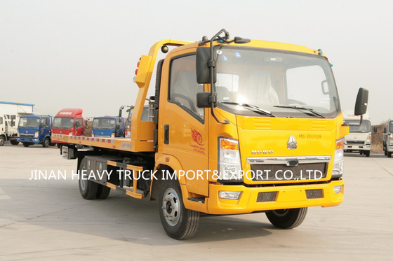 SINOTRUK HOWO Feuergebührenflachbetträder des wrecker-LKW-4x2 6