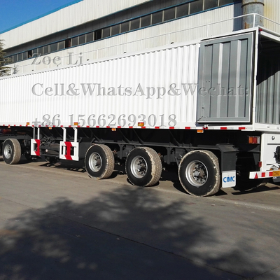 3 Achsen 12 Räder Container 50 Tonnen Schwerlastwagen Semi-Anhänger