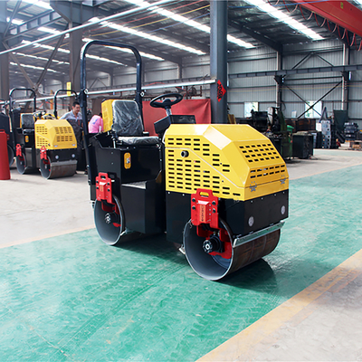 6 Ton Hydraulic Vibrator Single Drum Baumaschinen-Bodenverdichterverdichtungsgerät