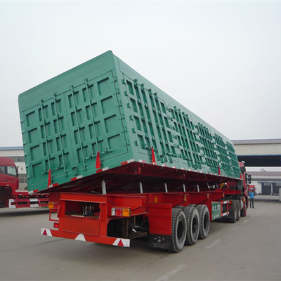 Anhebender Hochleistungshalb Seitenanhänger Van Cargo Box Trailer 3 Achsen