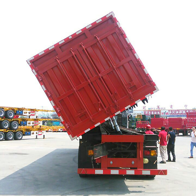 Anhebender Hochleistungshalb Seitenanhänger Van Cargo Box Trailer 3 Achsen