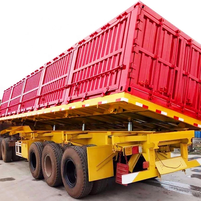 Anhebender Hochleistungshalb Seitenanhänger Van Cargo Box Trailer 3 Achsen