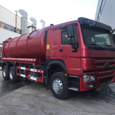 Abwasser-Saug-LKW-Diesel-Euro2 10 Räder HOWO 336ps 16cbm 6x4