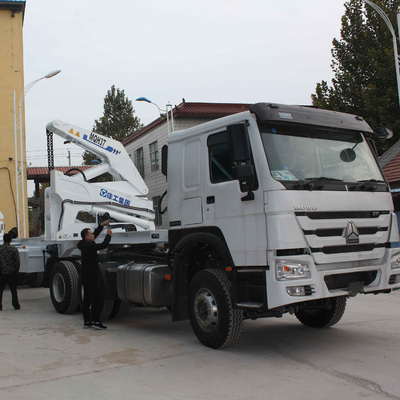 BOOM-Heber-Falten-Boom-Behälter-Kran XCMG 28Mpa 37ton 20ft 40ft Versandseiten