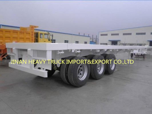 Containertransport-halb Anhänger SINOTRUK drei Axle Heavy Duty Semi Trailers