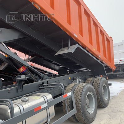Sinotruk HOWO Euro 2 Linksfahrer 6x4 371 PS Weißer Müllwagen Tipper Truck Frachtwagen