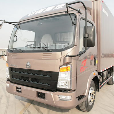 Lieferungs-Van Cargo Box Truck Light-Aufgabe 4x2 SINOTRUK HOWO