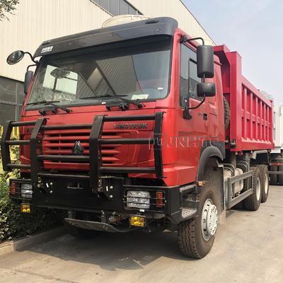 4 10 Räder SINOTRUK HOWO Dump Tipper Truck Euro 2 6x4