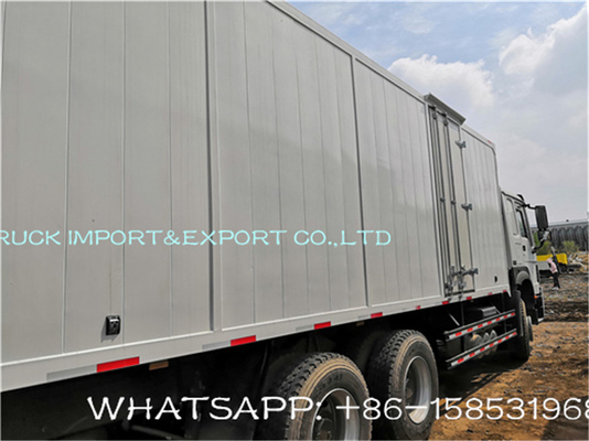 Tonne 10 Sinotruk Howo 25 Markt Rad-Van Cargo Box Truck Fors Nigeria