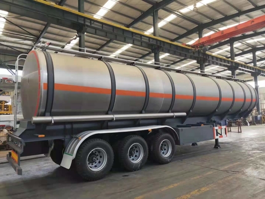 Aluminiumtankfahrzeug-halb Anhänger Liangshan 30000l-60000l