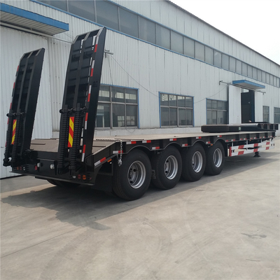 3 Achse betten der Achsen-4 100 Tonnen Tief halb Anhänger für Rad Loder-Bagger Transport