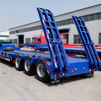 3 Achse betten der Achsen-4 100 Tonnen Tief halb Anhänger für Rad Loder-Bagger Transport