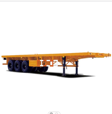 3 Flachbett-Behälter-halb Anhänger Gooseneck-Behälteranhänger der Achsen-20ft 40ft
