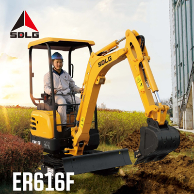 Schwere Baumaschinen 1 Ton Mini Excavator SDLG ER616F
