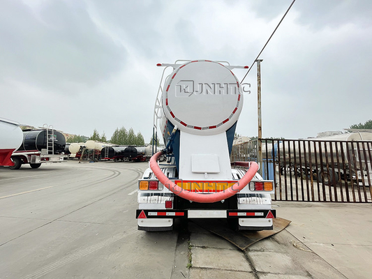 3 Axle Heavy Duty Semi Trailers Zement-Massengutschiff 50 CBM