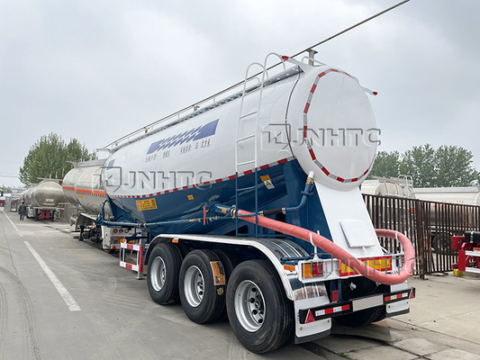3 Axle Heavy Duty Semi Trailers Zement-Massengutschiff 50 CBM