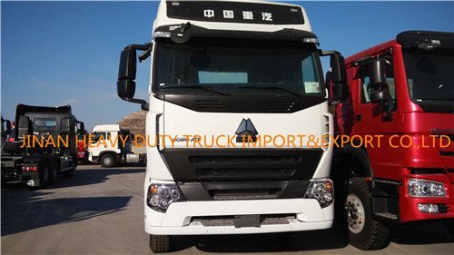 SINOTRUK A7 6X4 benutzte Kopf des LKW-Traktor-10 des Rad-371 des Primärantrieb-420HP