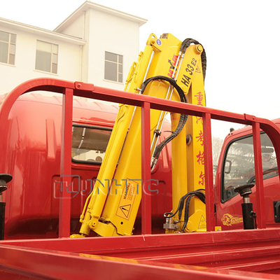 LKW Sinotruk HOWO 4x2 brachte teleskopischen Crane Hook Folding Arm Lifting-LKW an