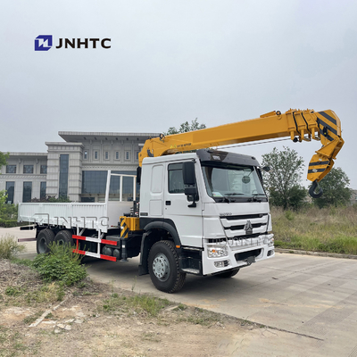 Teleskopischer LKW Sinotruk Howo 6x4 10 brachte Crane Straight Arm Cargo Truck-Kran an