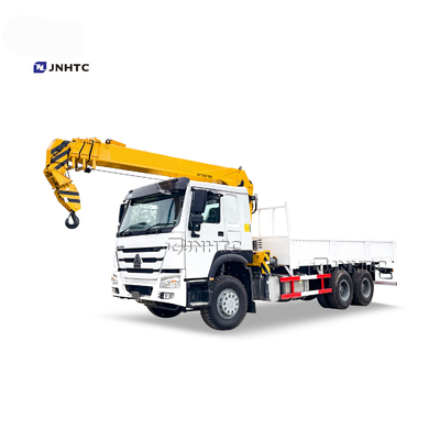 Teleskopischer LKW Sinotruk Howo 6x4 10 brachte Crane Straight Arm Cargo Truck-Kran an