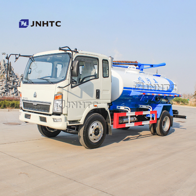 SINO HOWO 4x2 6 ermüdet kleinen Vakuumabwasser-Saug-LKW 3000L 5000L 6000L