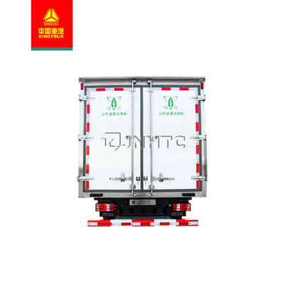 Reifen Sinotruk HOWO 6 kühlen gekühlten Van Transport Truck Fresh Food-KettenRevierdienst ab