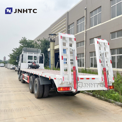 HOWO-Fracht-LKW für Eacavator-Baumaschinen-Transport-Flachbettauflieger