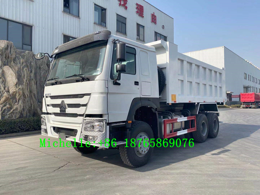Hochleistungsachse Pferdestärken 3 Wheeler Tippers 371hp Sinotruk HOWO 6*4 Kipplaster-10