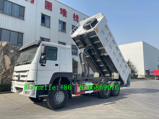 Hochleistungsachse Pferdestärken 3 Wheeler Tippers 371hp Sinotruk HOWO 6*4 Kipplaster-10