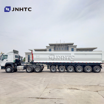 SINOTRUK drei vier Selbst der Achsen-harten Beanspruchung halb der Anhänger-50T 40cbm, der Kipplaster spitzt