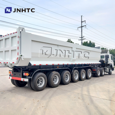 SINOTRUK drei vier Selbst der Achsen-harten Beanspruchung halb der Anhänger-50T 40cbm, der Kipplaster spitzt