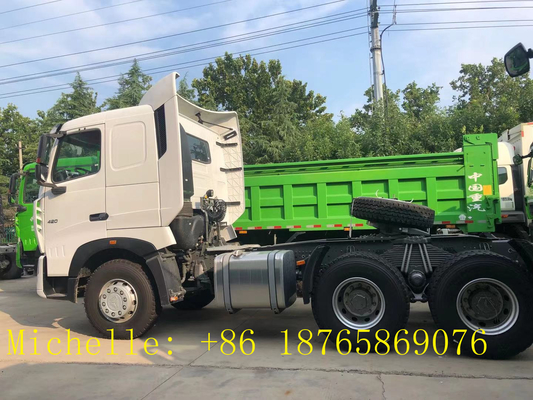 Des Traktor-LKWs 10 Sinotruk Howo 6*4 Geschäftemacher Tractor Head 100 Tonnen