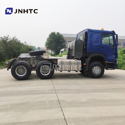 Howo 371 420hp 6X4 benutzte Dieselbehälter des Traktor-LKW-Kopf-400L