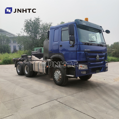Howo 371 420hp 6X4 benutzte Dieselbehälter des Traktor-LKW-Kopf-400L