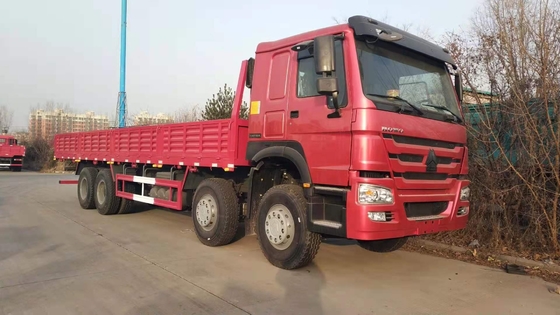 Des fracht-LKWs 8*4 12 Sinotruk HOWO Flachbettgeschäftemacher Heavy Van