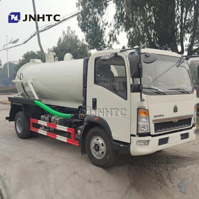 Abwasser-Saug-LKW-Euro 3 Rhd LHD Sinotruk HOWO 4X2 5000 Liter