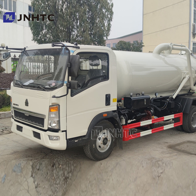 Abwasser-Saug-LKW-Euro 3 Rhd LHD Sinotruk HOWO 4X2 5000 Liter