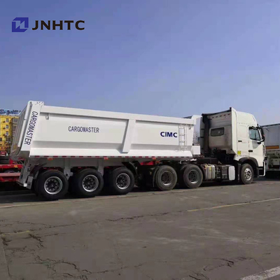 Der 3 Achsen-Traktor entleeren halb Luft-Suspendierung des Trailer-LKW-40t