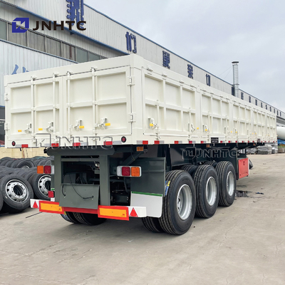 3 4 Axle Side Wall Fence Cargos hydraulischer Seitenkipper halb Anhänger-40T 60T