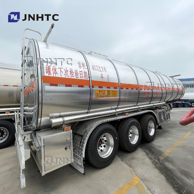 3 Achse 45000 50000 Liter Edelstahl-Milchtankwagen-Wasser-Öltank-halb LKW-Anhänger-
